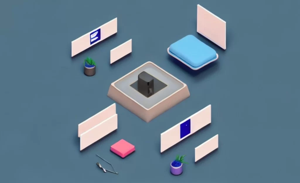 Illustration depicting a seamless alignment of technology gears, symbolizing efficient meeting management. Visual representation of technology gears in perfect alignment, showcasing how an agenda template transforms meeting management into a seamless process.