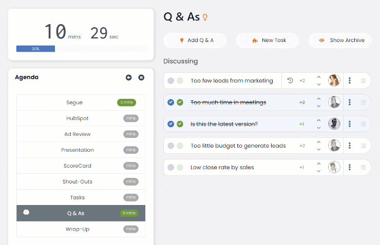 Synced Discussion Topics