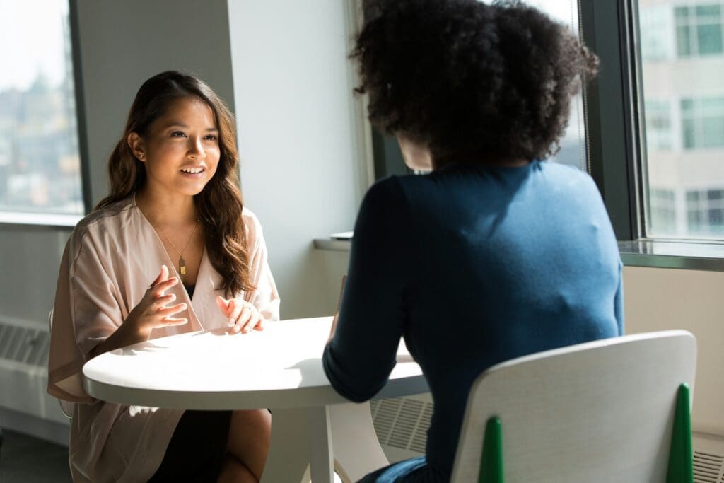 Formative check-in between manager and employee